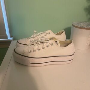 Classic White Canvas Sneakers